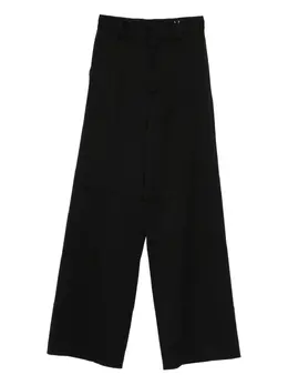 MM6 Maison Margiela: Чёрные брюки 