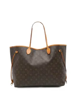 Louis Vuitton Pre-Owned: Коричневая сумка-шоппер 