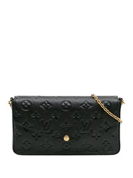 Louis Vuitton Pre-Owned: Чёрная сумка через плечо 