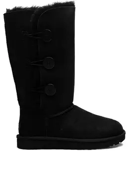 UGG: Чёрные ботинки  Bailey