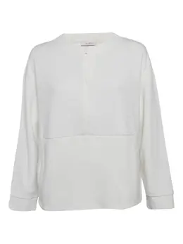 Max Mara: Белый свитшот 
