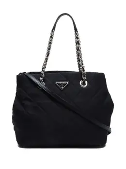 Prada Pre-Owned: Чёрная сумка-шоппер 