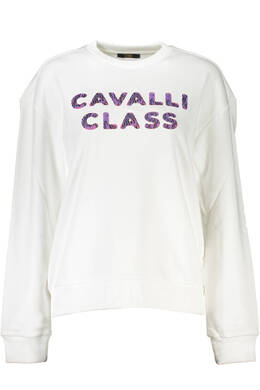 cavalli CLASS: Белая толстовка 
