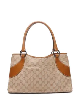 Gucci Pre-Owned: Бежевая сумка-шоппер 