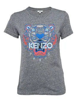 Kenzo Pre-Owned: Футболка с тигровым принтом 