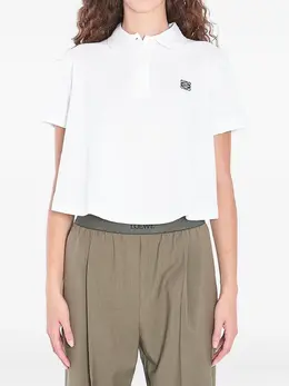 LOEWE: Белое поло 