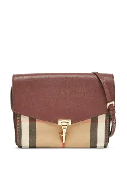 Burberry Pre-Owned: Бордовая сумка через плечо 