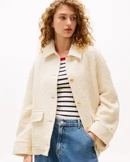 Tommy Hilfiger: Белая куртка  TH