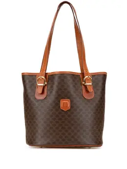 Céline Pre-Owned: Коричневая сумка-шоппер 