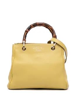 Gucci Pre-Owned: Жёлтая сумка-шоппер 