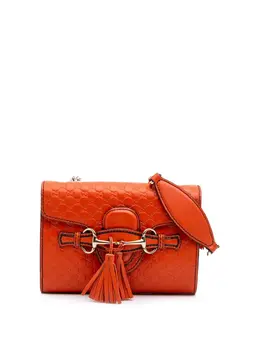 Gucci Pre-Owned: Оранжевая сумка через плечо 