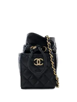CHANEL Pre-Owned: Чёрная сумка 