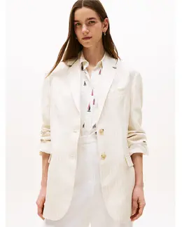 Tommy Hilfiger: Льняной жакет 