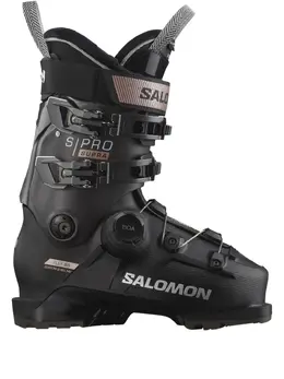 Salomon: Чёрные ботинки 