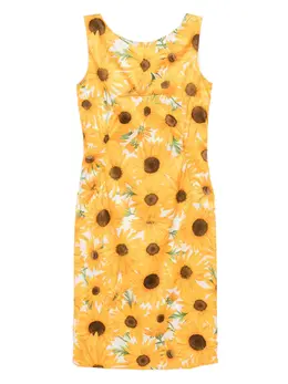 Dolce & Gabbana Pre-Owned: Жёлтое платье 