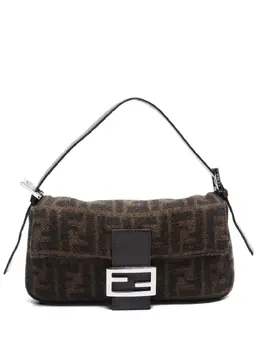 Fendi Pre-Owned: Коричневая сумка 