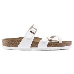 Birkenstock: Белые сандалии  Birko Flor
