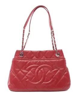 CHANEL Pre-Owned: Красная сумка-шоппер 
