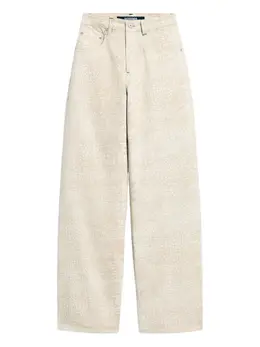 Jacquemus: Светлые брюки 