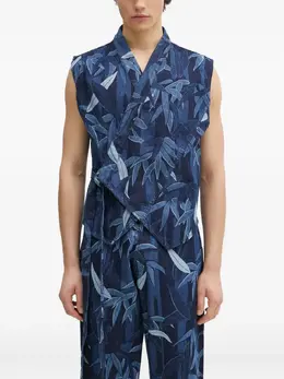 Kenzo: Голубой жилет 