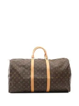 Louis Vuitton Pre-Owned: Коричневый чемодан 