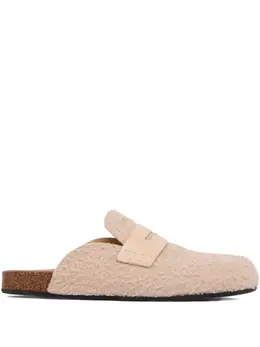 JW Anderson: Светлые сабо  Felt