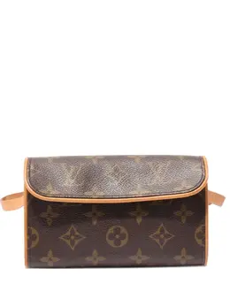Louis Vuitton Pre-Owned: Коричневая поясная сумка 