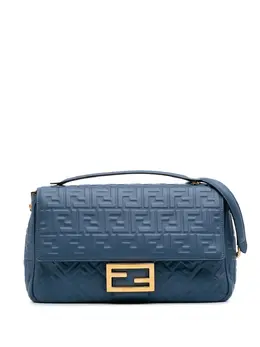 Fendi Pre-Owned: Голубая сумка 