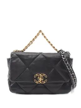 CHANEL Pre-Owned: Чёрная сумка 