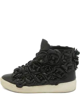 CHANEL Pre-Owned: Чёрные кроссовки 