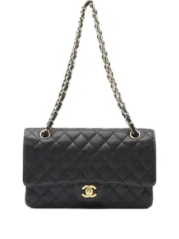 CHANEL Pre-Owned: Чёрная сумка 