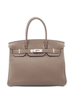 Hermès Pre-Owned: Коричневая сумка-шоппер 