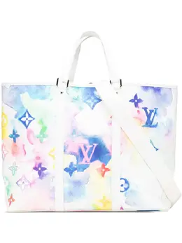Louis Vuitton Pre-Owned: Голубая сумка-шоппер 