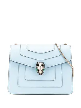 Bvlgari Pre-Owned: Голубая сумка через плечо 