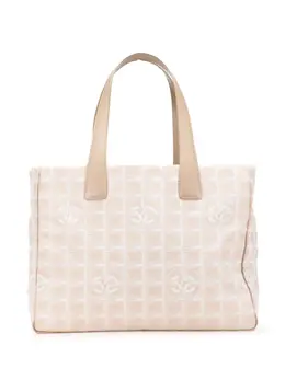 CHANEL Pre-Owned: Коричневая сумка-шоппер 