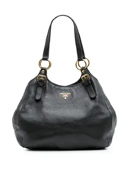 Prada Pre-Owned: Чёрная сумка-шоппер 