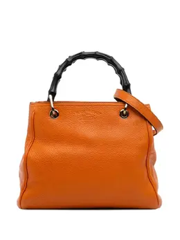 Gucci Pre-Owned: Оранжевая сумка-шоппер 