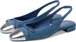 Stuart Weitzman: Серебристые балетки 