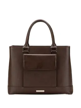 Burberry Pre-Owned: Коричневая сумка-шоппер 