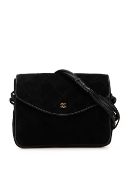 CHANEL Pre-Owned: Чёрная сумка 