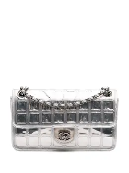 CHANEL Pre-Owned: Серебристая сумка 