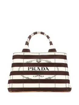 Prada Pre-Owned: Сумка в полоску 