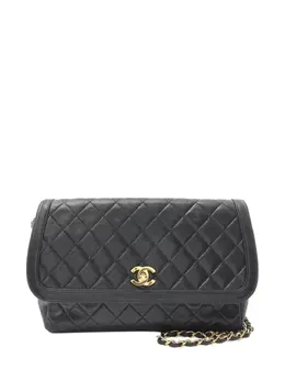 CHANEL Pre-Owned: Чёрная сумка 