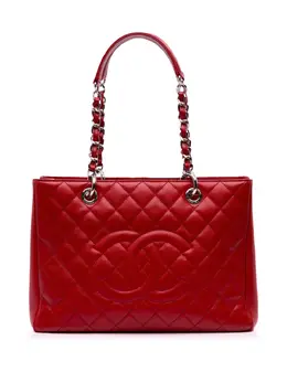 CHANEL Pre-Owned: Красная сумка-шоппер 