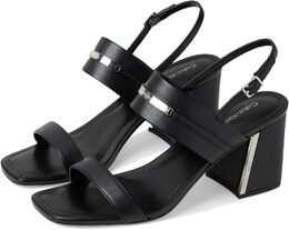 Calvin Klein: Чёрные сандалии 