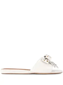 Kurt Geiger London: Белые сандалии 