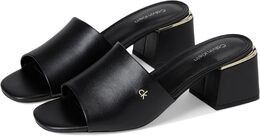Calvin Klein: Чёрные сандалии 