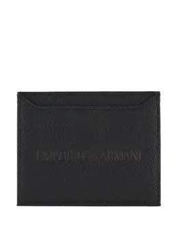 Emporio Armani: Чёрный картхолдер 
