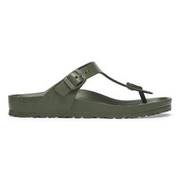 Birkenstock: Сандалии  Gizeh Eva цвета хаки
