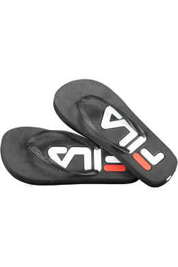 Fila: Чёрные шлёпанцы 